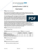 Food Safety - SOP 13 - Pest Control