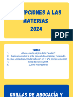 Inscripciones A Las Materias 2024