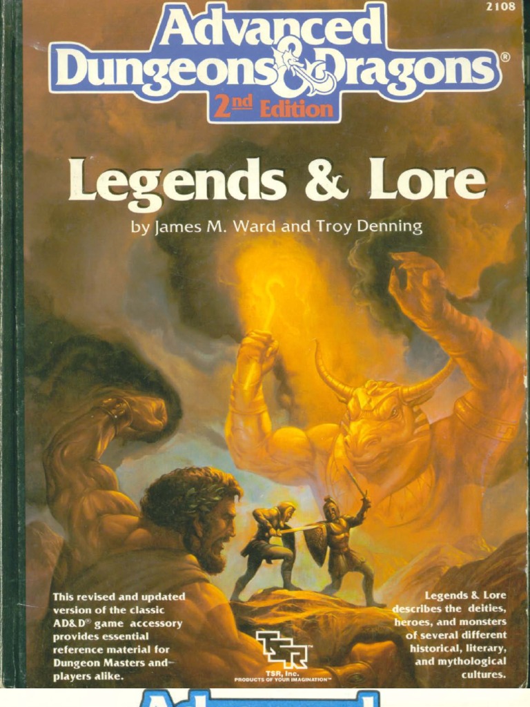AD&D - Acessory - Legends and Lore | PDF