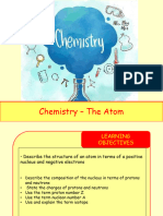 Chemistry - The Atom