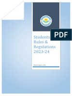 Student Rule Book 2023 24