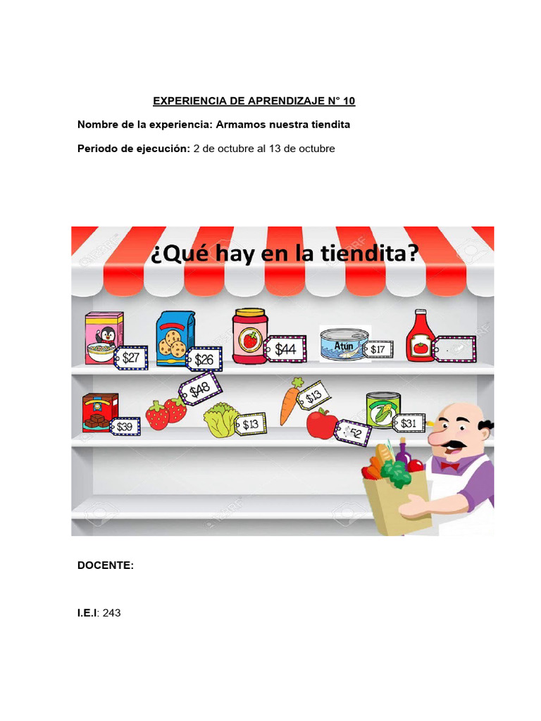 Experiencia de Aprendizaje | PDF | Aprendizaje | Canciones