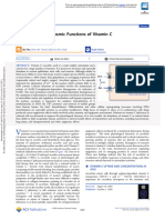 Nuclear and Cytoplasmic Functions of Vitamin C