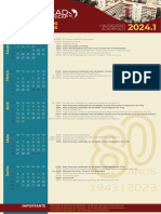 2024-1 - Calendário Acadêmico - Disciplinas EaD Cursos Presenciais