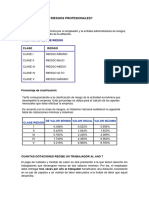 Clasificacion de Riesgos Profesionales