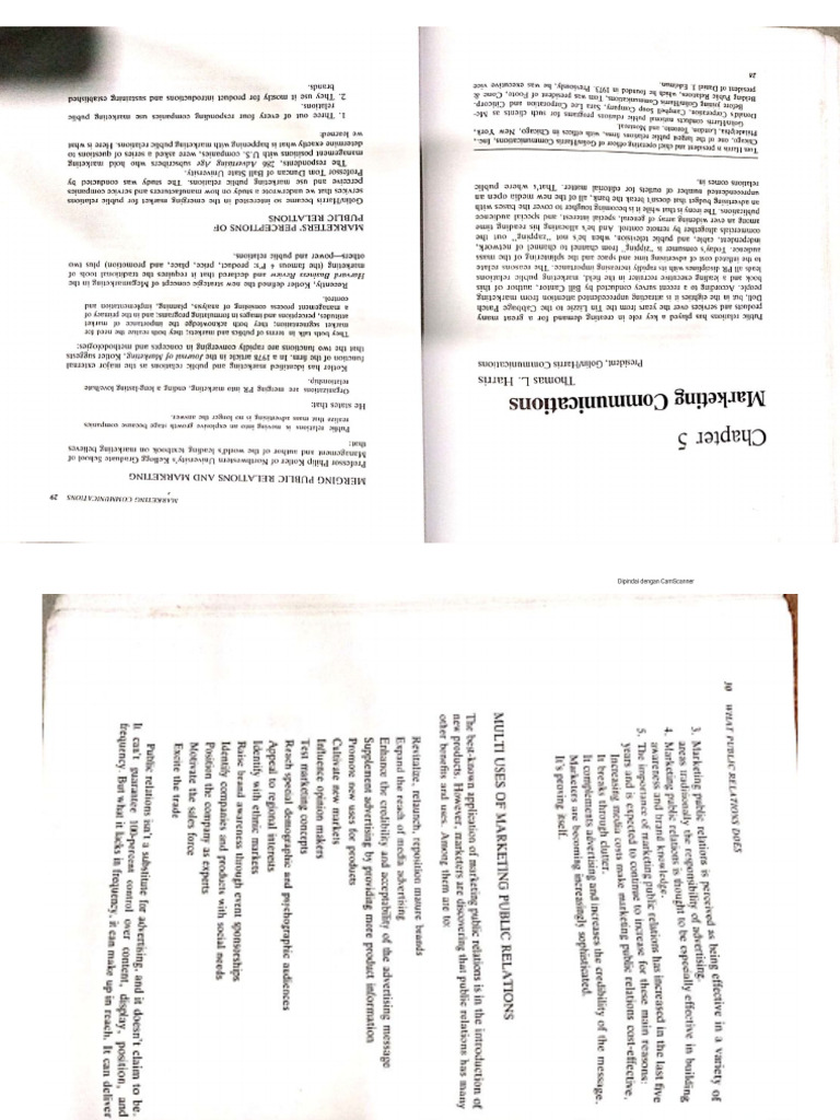 Thomas Harris Marketing Com 1989 | PDF