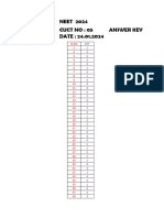 Cuct 5 Answer Key