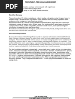 Download Technical Sales Engineer - Job Description  by Polymer Innovations SN71224025 doc pdf