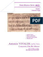 Antonio Vivaldo: Concerto para Violão e Orq. em Ré Maior R. 93