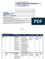 3° Grado - Planificador Semanal Del 04 Al 08 de Marzo