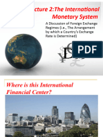 02 INBU 4200 Fall 2011 The International Monetary System A Discussion of Exchange Rate Regimes