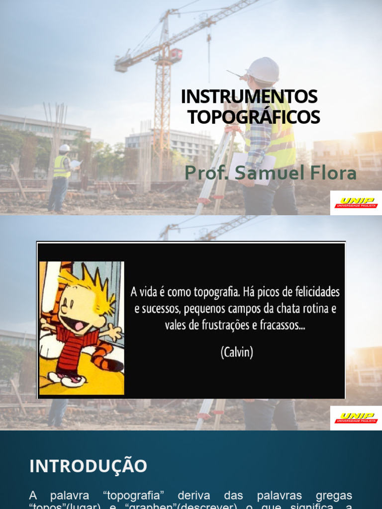 Instrumentos Topográficos e Precisão | PDF | Casa e Jardim | Ciências e ...