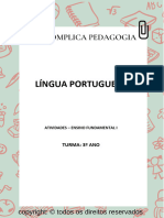 Língua Portuguesa - 3º Ano