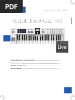 KeyLab Essential Mk3 - Live User Guide