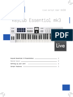 KeyLab Essential Mk3 - Live User Guide