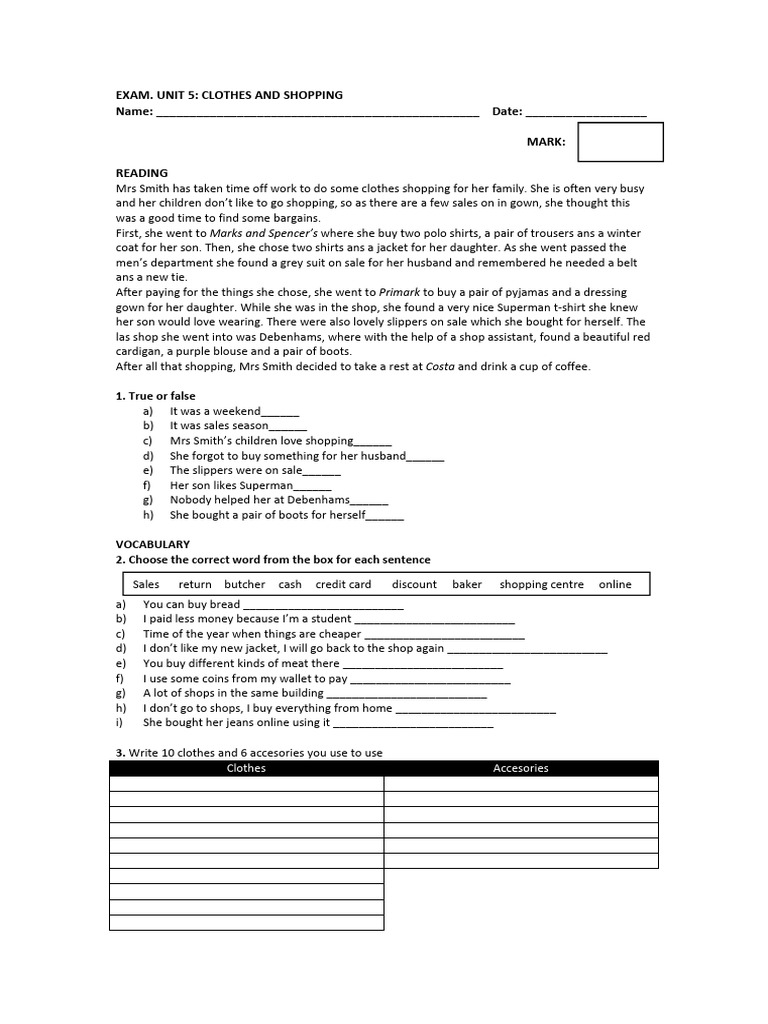 Navigate A2 Exam Unit5 A22 Pdf Adverb Adjective