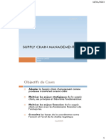 Supply Chain Management: Objectifs Du Cours