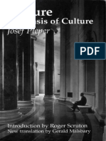 Josef Pieper - Gerald Malsbary - Leisure - The Basis of Culture-St. Augustine's Press (1998)