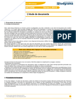 L'étude de Documents Histoire