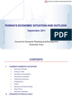 Taiwan's Economic Situation and Outlook , September 2011