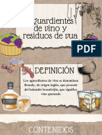 Aguardientes de Vino y Residuos de Uva