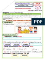 Ficha 2do Grado 02 de Junio - Matemática