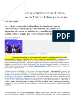 Nota Periodística Política Outsaiders