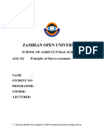 ZAMBIAN OPEN UNIVERSITY Assignments 2