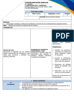 Plan de Clases de Religion Primer Periodo Grado 6° en Avance