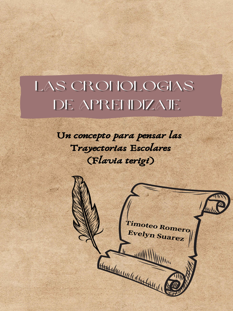 Las Cronologias de Aprendizaje | PDF