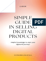 Simple Guide in Selling Digital Products by Euphoria Digitals
