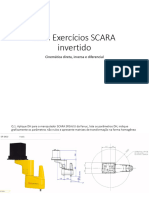 Lista Exercícios SCARA Invertido: Cinemática Direta, Inversa e Diferencial