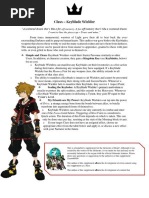 Keyblade Wielders and Keyblades