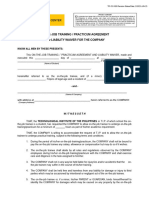 Tip-Cc-029 On - The - Job Training - Practicum Agreement For The Company PDP