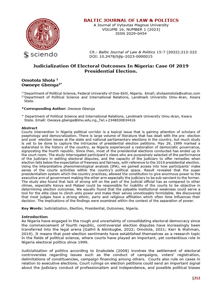 NN-103 FINAL BALTIC+LAW+15,+ (212+to+222) | PDF | Elections ...