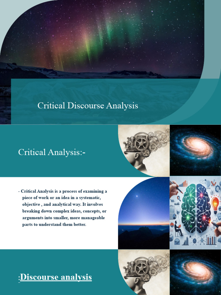 Understanding Critical Discourse Analysis | PDF | Career & Growth