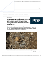 NOTÍCIA - Pesquisa Mergulha Até o Neolítico para Encontrar Origens Da Desigualdade Entre Homens e Mulheres - Ciência - EL PAÍS Brasil