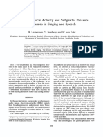 Breathing Muscle Activity and Subglottal Pressure Leanderson1987