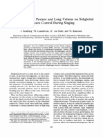 Influence of Body Posture and Lung Volume On Subglottal Sundberg1991