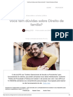 Você Tem Dúvidas Sobre Direito de Família - Escola Paulista de Direito