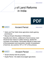 History of Land Reforms