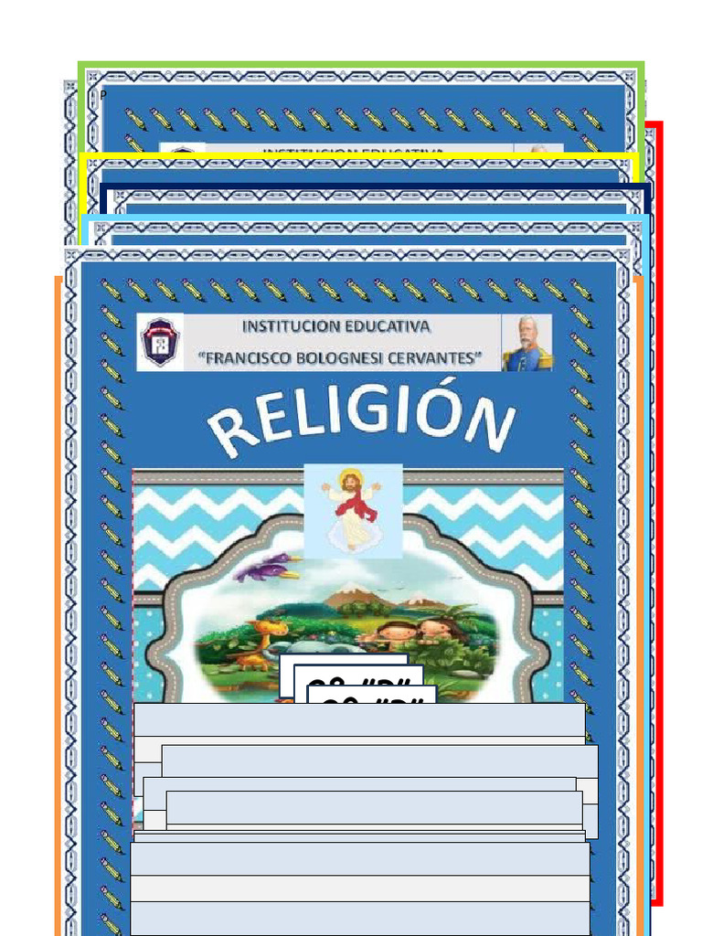 Portadas de Cuadernos y Folder Segundo Grado A 2024 | PDF