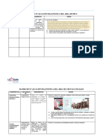 Matriz de Evaluación Diagnóstica Del Área de