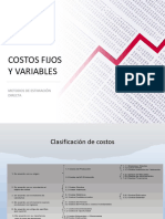 Costos Fijos y Variables