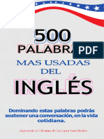 500 Palabras Mas Usadas de Ingles - Ebook