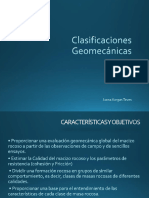 Clasificacion Geomecánica