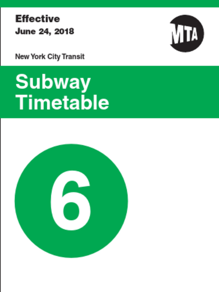 6 Train Timetable | PDF | Transport | Public Transport