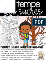 Des Sucres: Primary French Immersion Mini-Unit