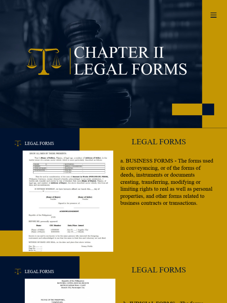 Essential Legal Forms for Contracts | PDF | Deed | Affidavit