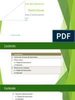 U2T2A3 - Productos Notables y Factorización - Explicación Factorización